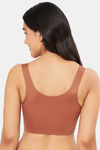 Amante Double Layered Non Wired Full Coverage Cami Bra - Caramel Nude — thumbnail 2